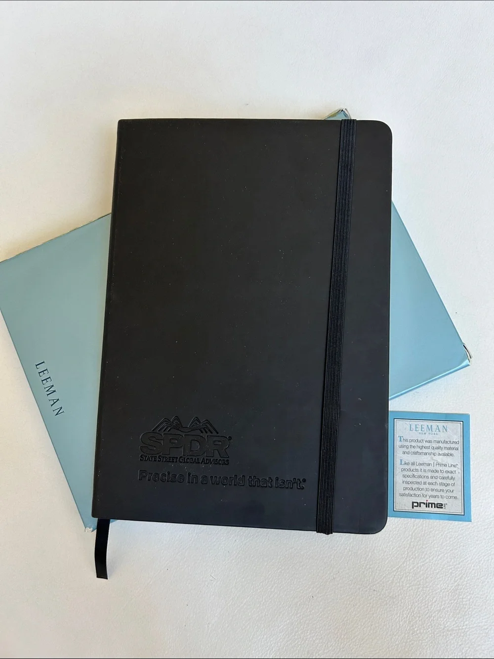 Leeman New York Prime Line black hardcover notebook
